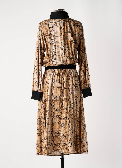 Robe longue beige NÜ pour femme