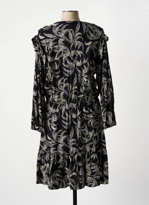 Robe mi-longue noir FREEMAN T.PORTER pour femme