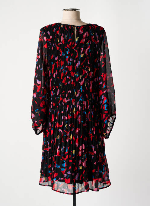 Robe mi-longue noir ICHI pour femme