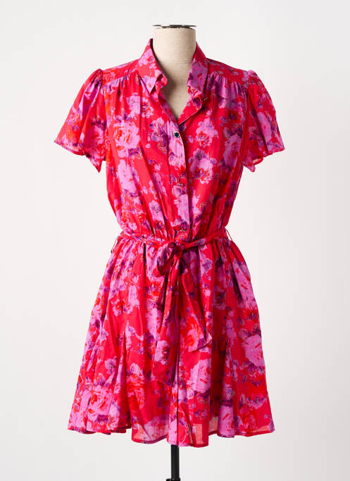 Robe mi-longue rose MORGAN pour femme