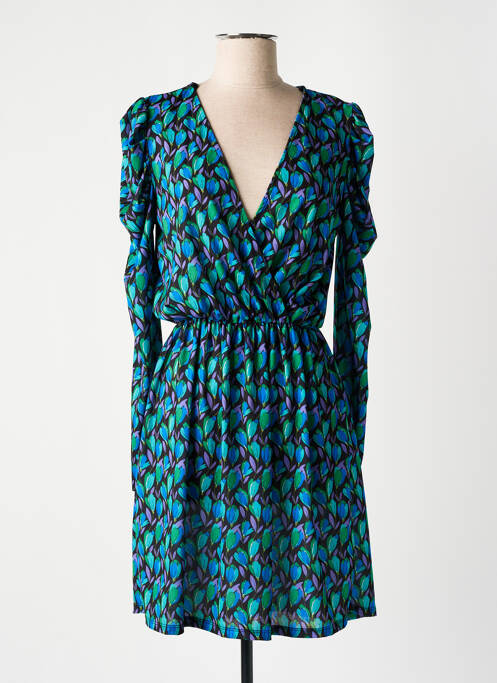 Robe mi-longue vert MORGAN pour femme