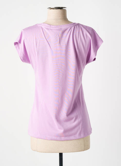 T-shirt violet KAFFE pour femme