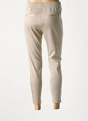 Pantalon chino taille normale taille normale beige ICHI femme