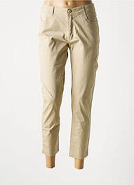 Pantalon slim stretch taille normale beige YOULINE femme