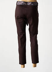 Pantalon chino marron FREEMAN T.PORTER pour femme seconde vue