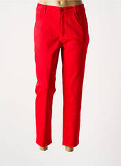 Pantalon slim rouge YOULINE pour femme seconde vue