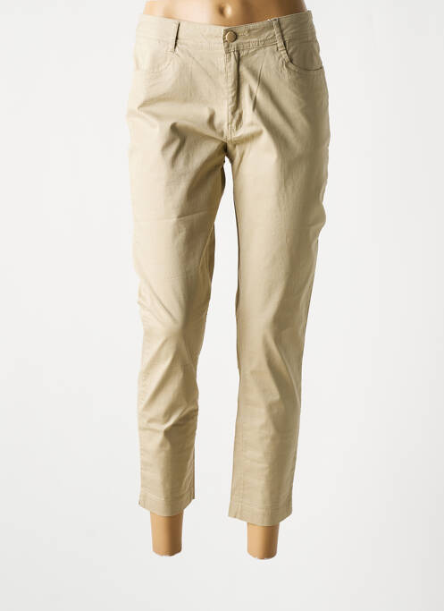 Pantalon slim stretch taille normale beige YOULINE femme