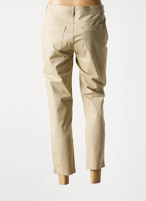 Pantalon slim stretch taille normale beige YOULINE femme