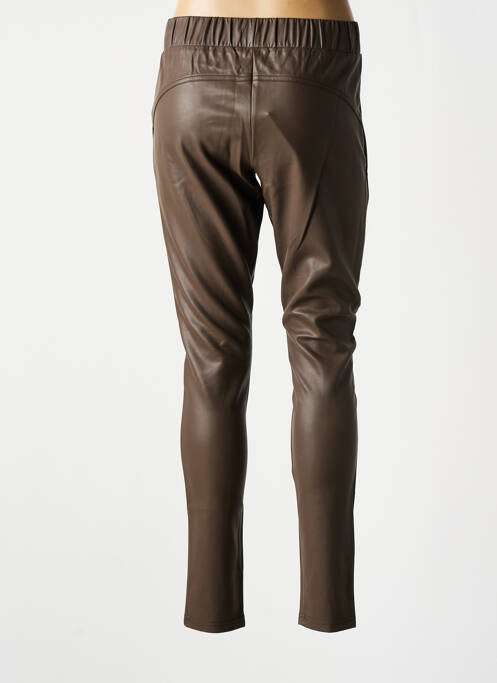 Pantalon slim marron NU JEANS pour femme
