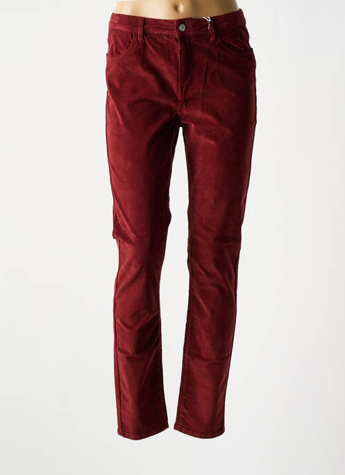 Pantalon slim rouge KANOPE pour femme