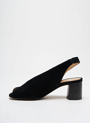 Sandales/nu pieds type de semelle amortissante talon de 4 à 6cm noir PERLATO femme