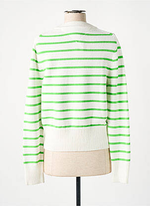Pull resserrée sur le bas manches longues vert TOMMY HILFIGER femme