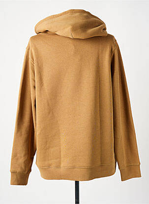 Sweat-shirt à capuche col v manches longues beige TOMMY HILFIGER femme