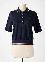 Polo bleu TOMMY HILFIGER pour femme seconde vue