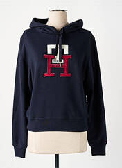 Sweat-shirt à capuche bleu TOMMY HILFIGER pour femme seconde vue