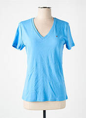 T-shirt bleu TOMMY HILFIGER pour femme seconde vue