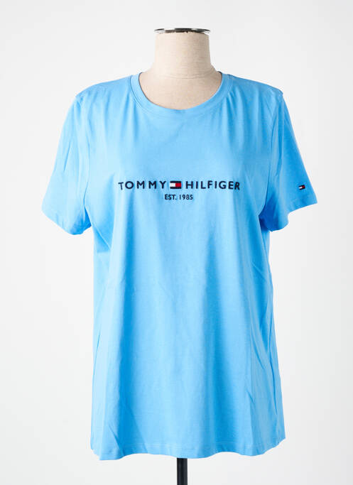 T-shirt bleu TOMMY HILFIGER pour femme