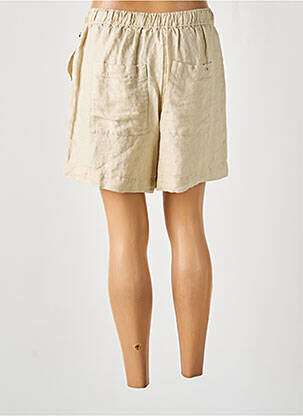 Short fermeture zippée sous rabat boutonné beige TOMMY HILFIGER femme