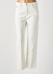 Pantalon droit blanc TOMMY HILFIGER pour femme seconde vue