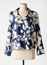 Blazer manches longues bleu HALOGENE femme