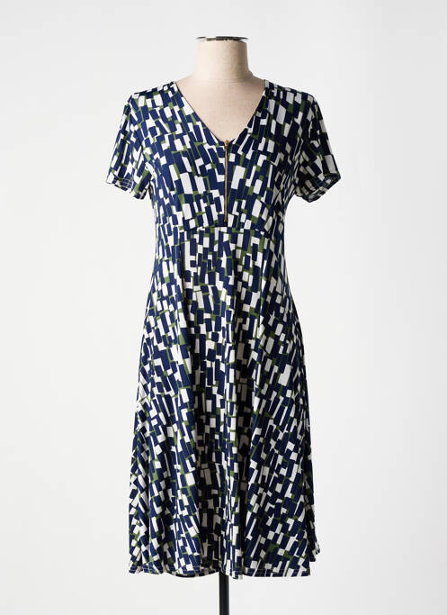 Robe mi-longue bleu JOY'S PARIS pour femme