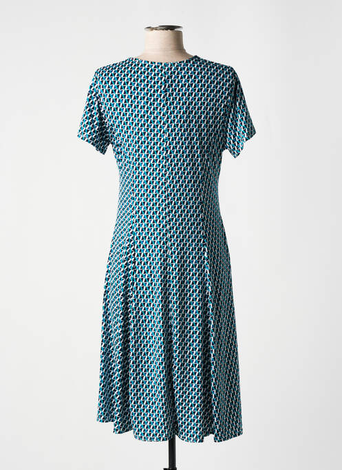 Robe mi-longue bleu JOY'S PARIS pour femme