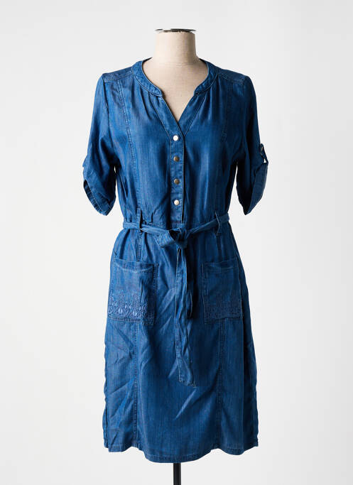 Robe mi-longue bleu S.QUISE pour femme