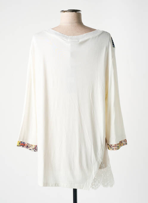 Tunique manches longues beige HALO PARIS pour femme