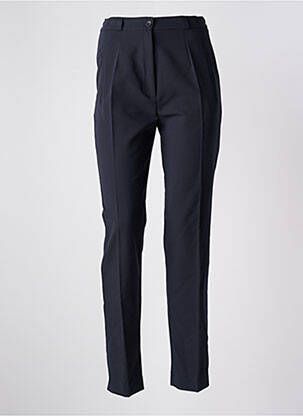 Pantalon slim taille élastique taille normale bleu NIKI PARIS femme