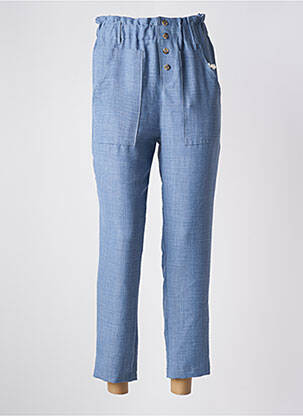 Pantalon slim taille élastique taille normale bleu EMA BLUE'S femme