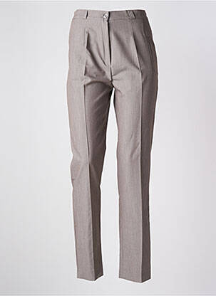 Pantalon slim gris NIKI PARIS pour femme