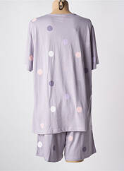 Pyjama violet EGATEX pour femme seconde vue