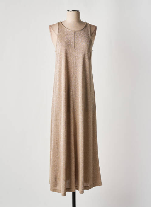 Robe longue beige GRACE & MILA pour femme