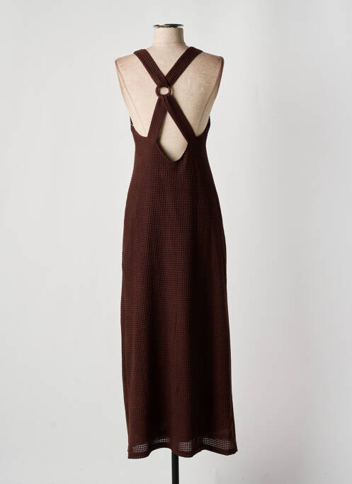 Robe longue marron GRACE & MILA pour femme