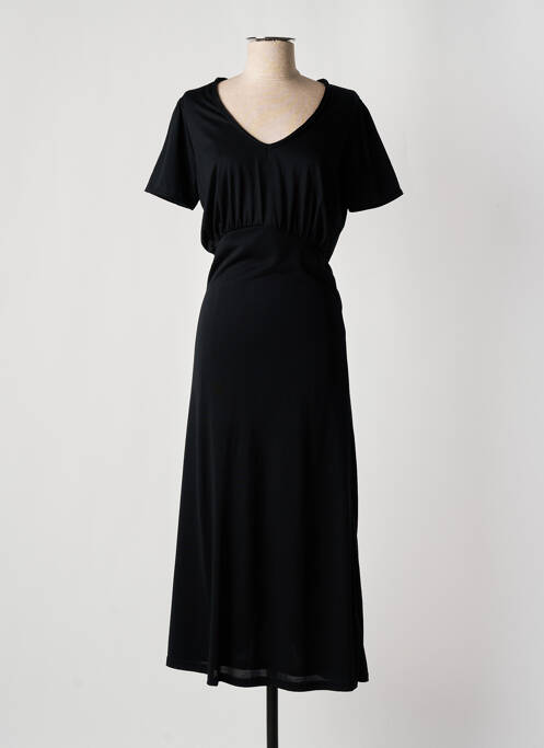 Robe longue noir LE TEMPS DES CERISES pour femme