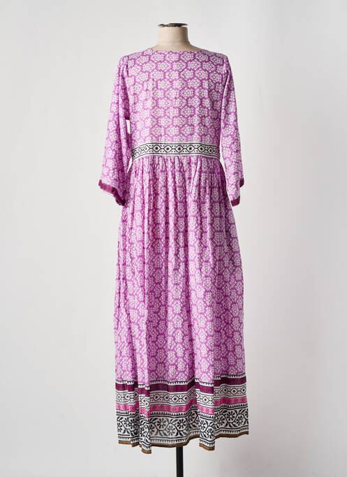 Robe longue violet CHICOSOLEIL pour femme