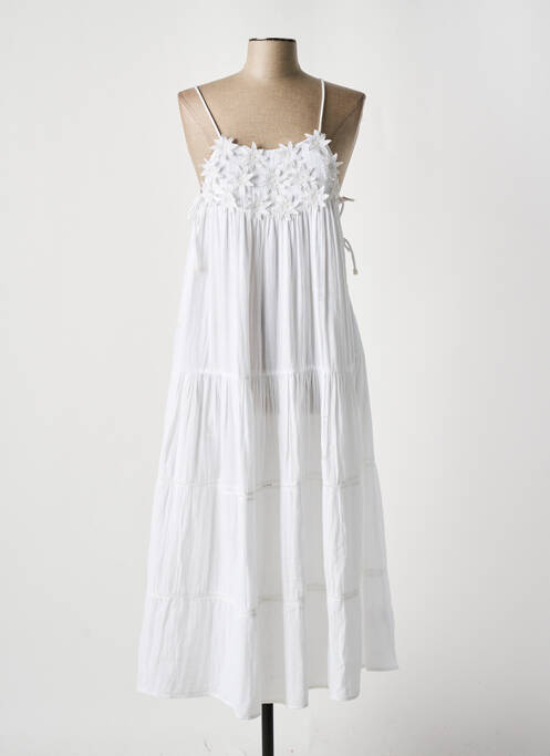 Robe longue blanc CHICOSOLEIL pour femme