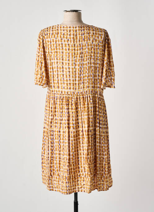 Robe mi-longue beige GRACE & MILA pour femme