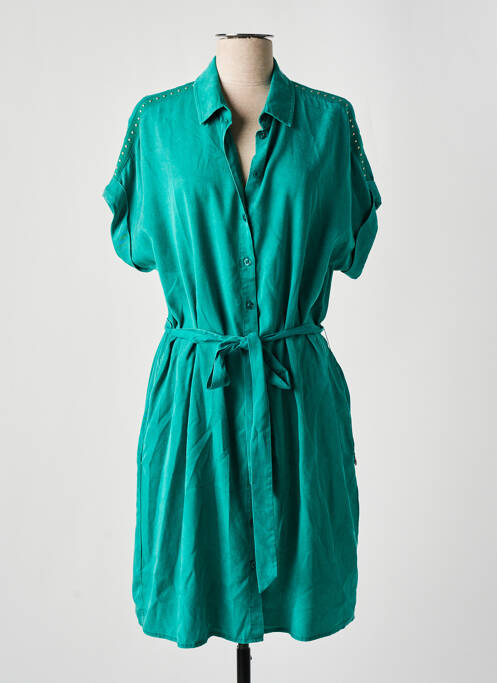 Robe mi-longue vert FREEMAN T.PORTER pour femme