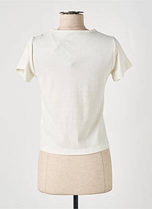 T-shirt sérigraphie manches courtes beige DICKIES femme