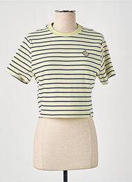 T-shirt coupe cintrée manches courtes vert DICKIES femme