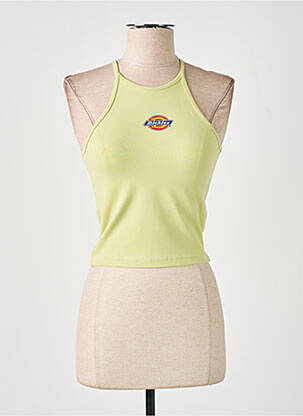 T-shirt stretch fines bretelles vert DICKIES femme