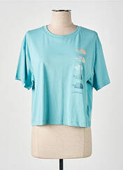 T-shirt bleu THE NORTH FACE pour femme seconde vue