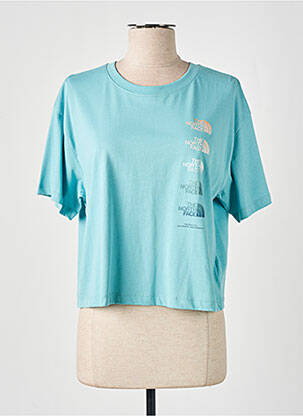 T-shirt bleu THE NORTH FACE pour femme