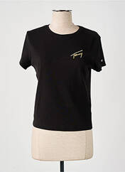 T-shirt noir TOMMY HILFIGER pour femme seconde vue