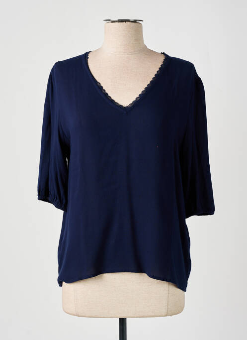 Blouse bleu GRACE & MILA pour femme