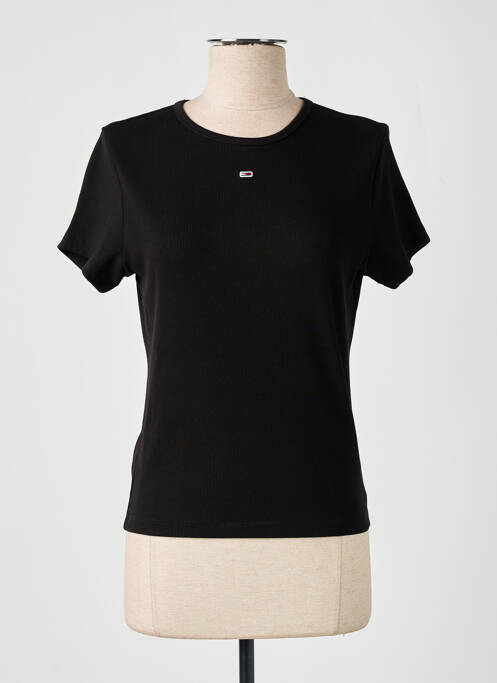 T-shirt noir TOMMY HILFIGER pour femme