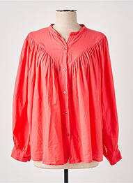 Chemisier manches longues manches longues orange MARIE ILE DE RE femme