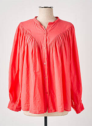 Chemisier manches longues manches longues orange MARIE ILE DE RE femme