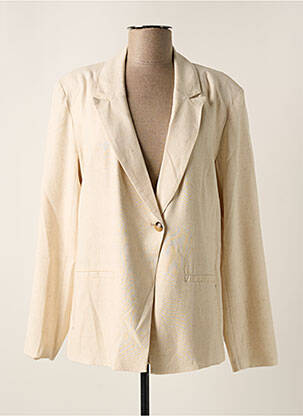 Blazer poches beige FREEMAN T.PORTER femme